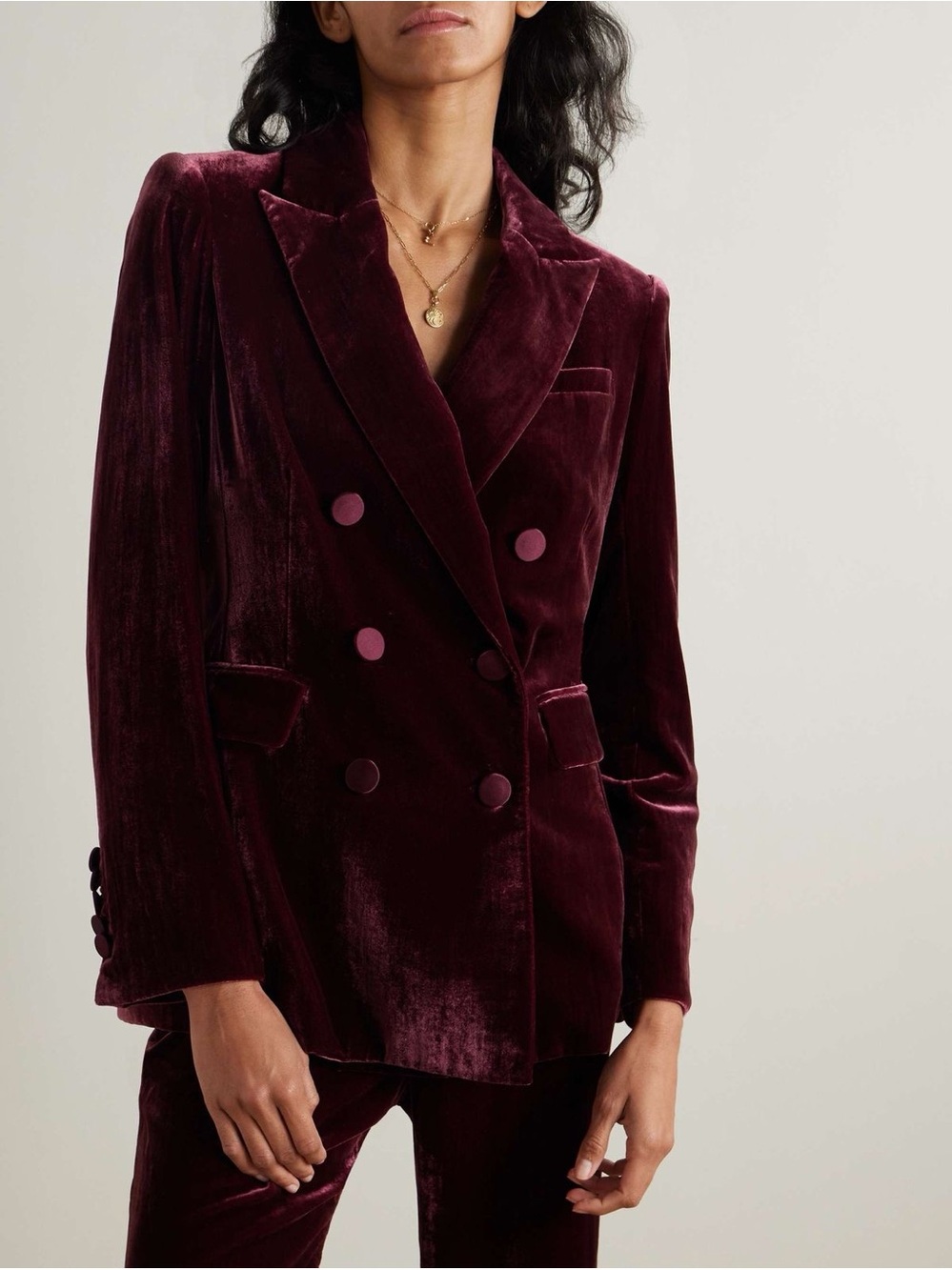 Veronica Beard Ellette Dickey Jacket Wine Velvet Blazer Size 2 NWT